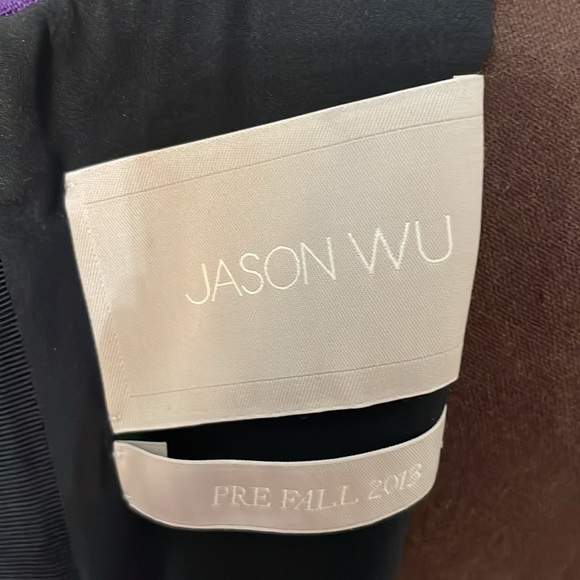 Jason Wu Runway Collection Purple Wool & Silk Lined Fitted Dress 8 (best fits 4) - Picture 7 of 8